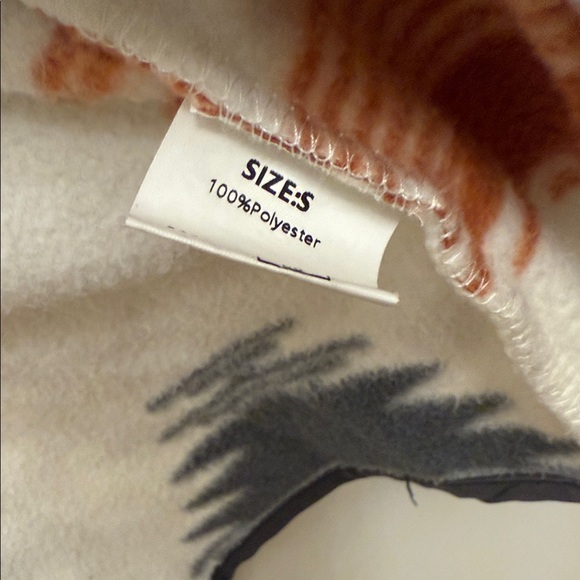 Boutique Aztec Western Southwestern Snap Button Closure Fleece Jacket Size Small - Picture 6 of 6